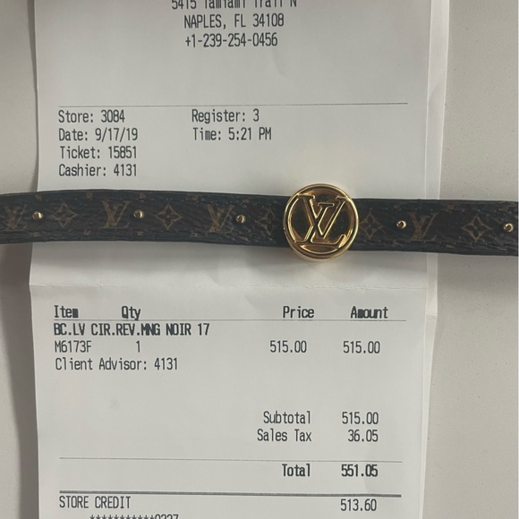 Louis Vuitton LV Circle Reversible Bracelet - Picture 3 of 9